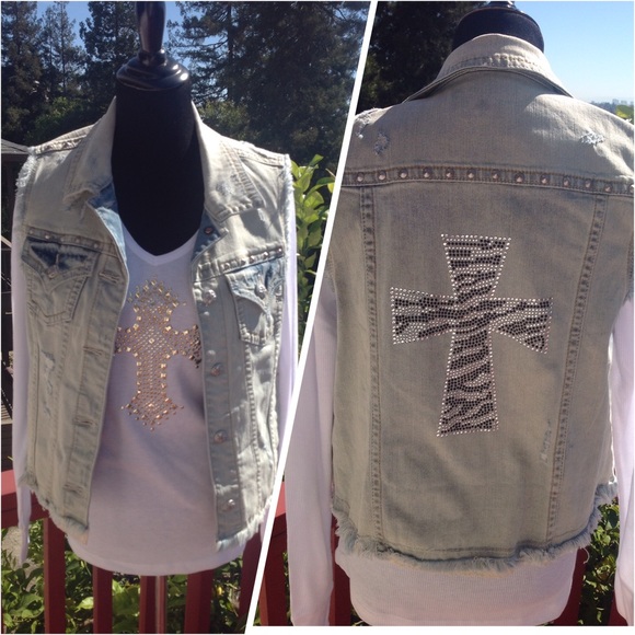 sweet  possibilities with this jean jacket✝️ - Picture 4 of 4